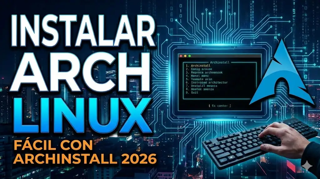 img of Cómo instalar Arch Linux con Archinstall en 2026 (Guía Rápida)