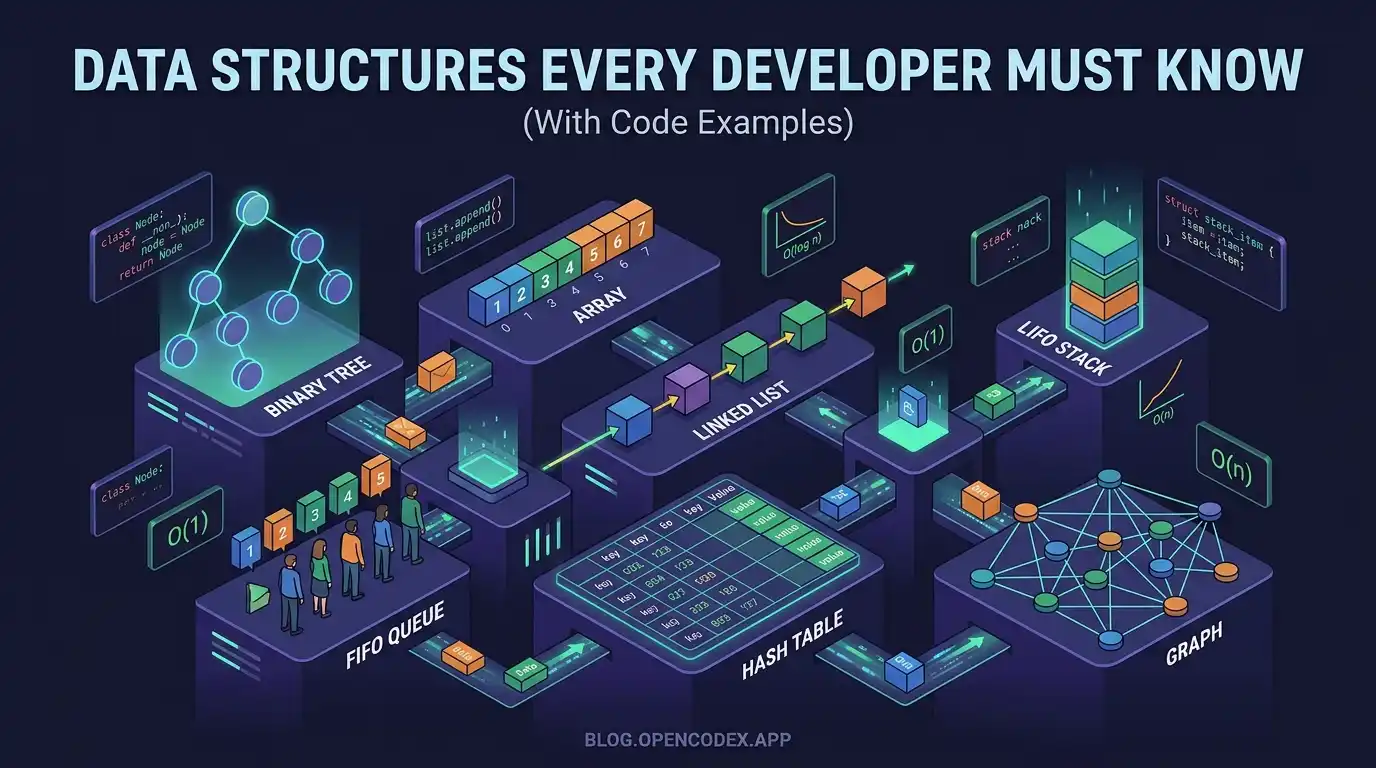 img of Data Structures Every Developer Must Know (With Code Examples)