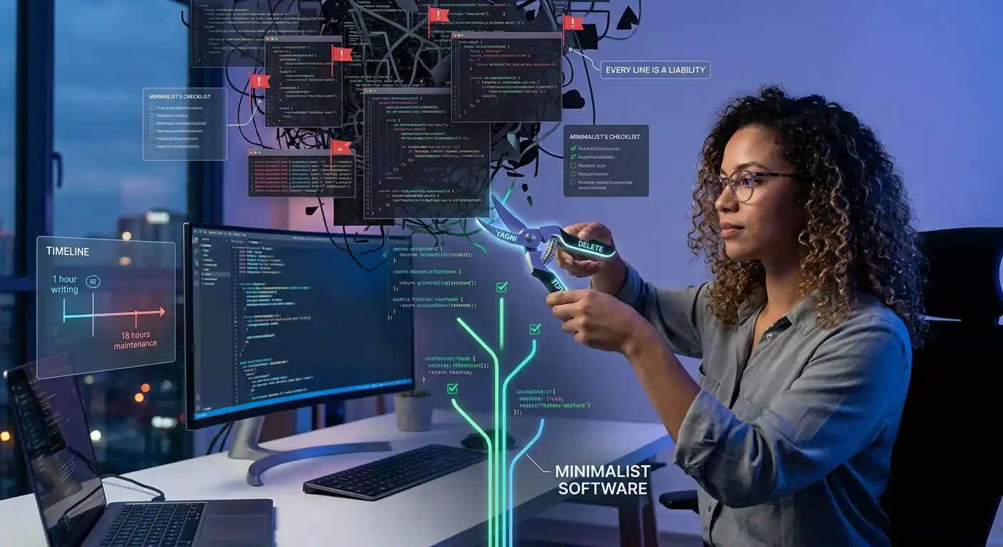 img of Escribe Menos Código, Sé Más Responsable: El Arte del Software Minimalista